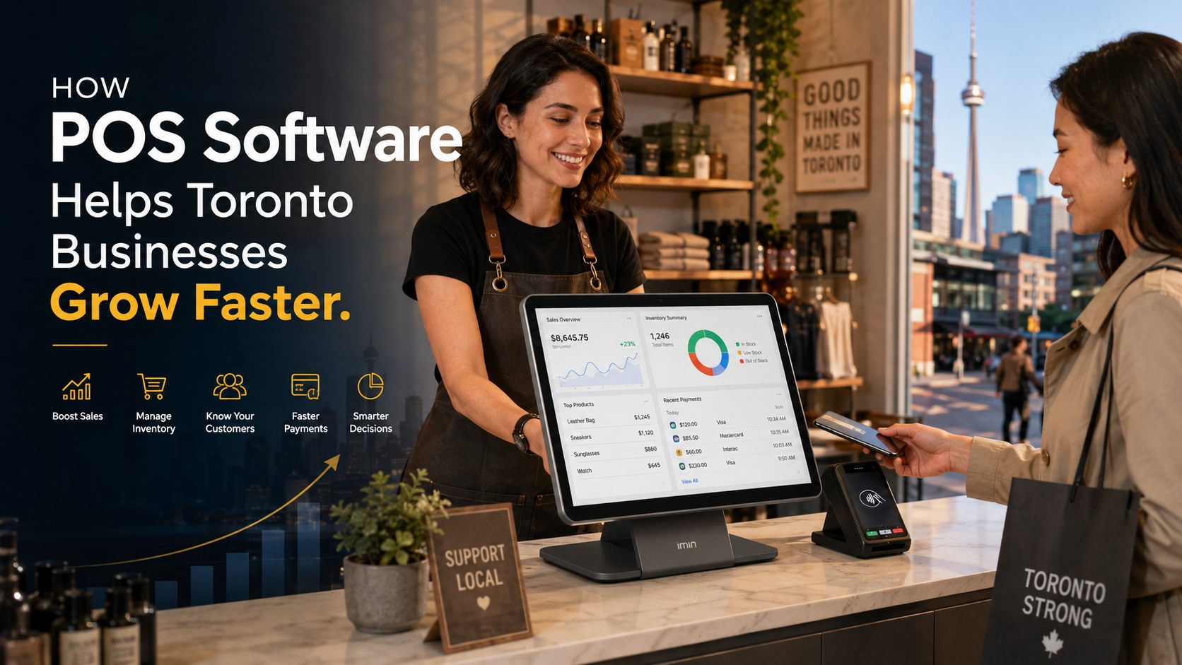 How POS Software Helps Toronto Businesses Grow Faster