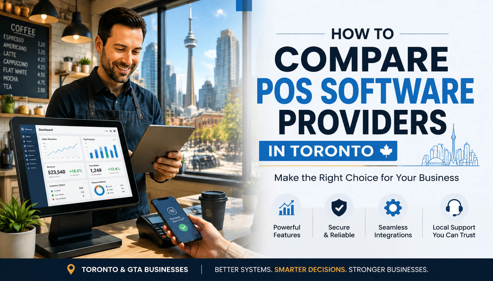 How to Compare POS Software Providers in Toronto: Complete Buyer Guide