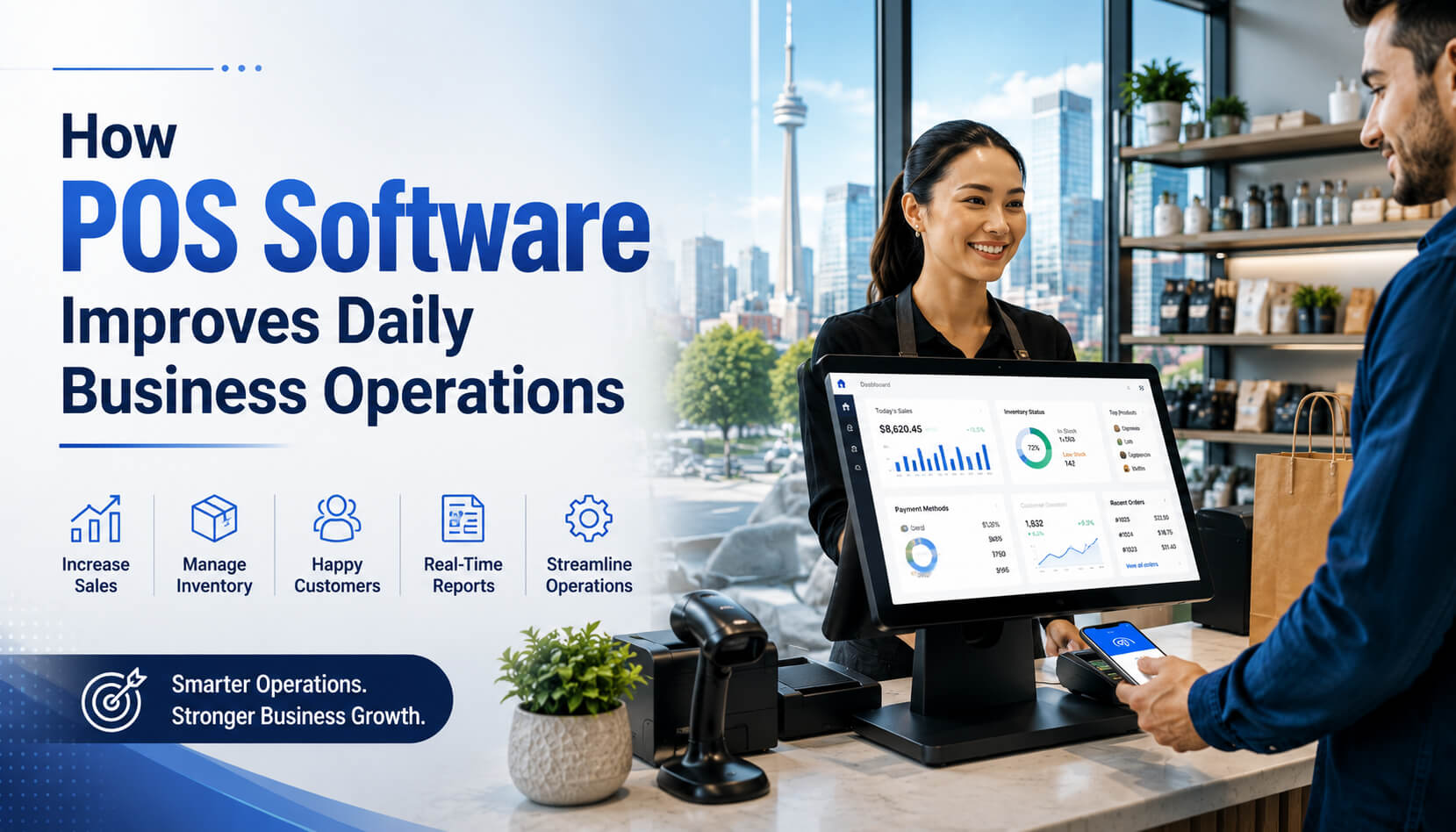 How POS Software Improves Daily Business Operations in Toronto