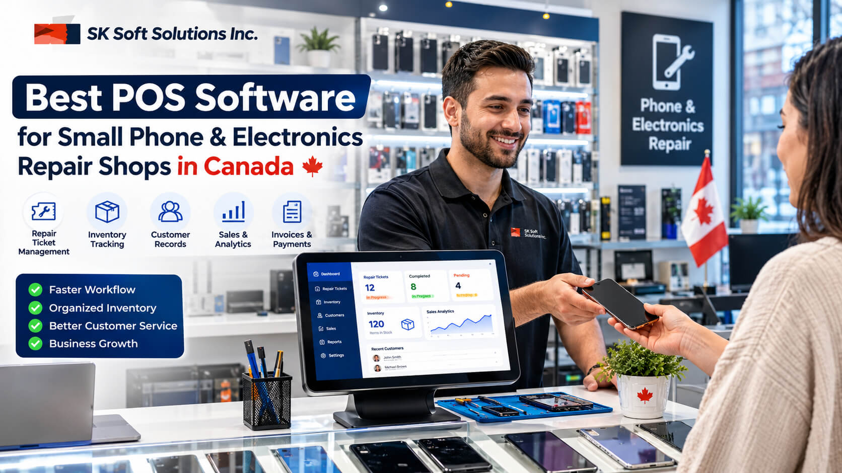 Best POS Software for Small Phone & Electronics Repair Shops