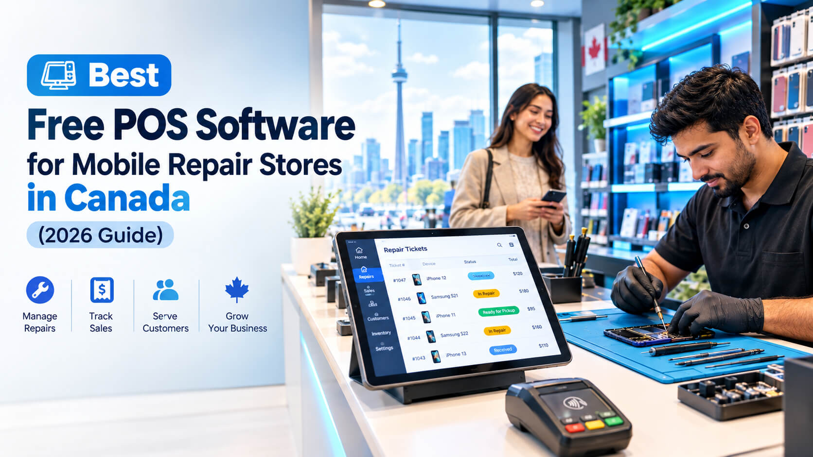 Best Free POS Software for Mobile Repair Stores in Canada (2026 Guide)